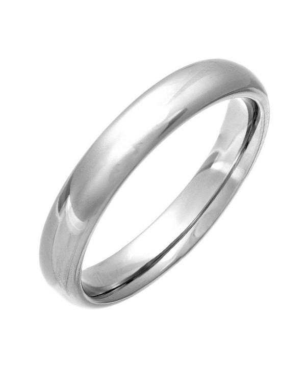 Titanium Womens Plain Polished Wedding