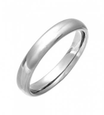 Titanium Womens Plain Polished Wedding