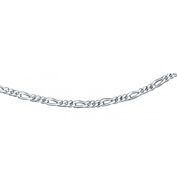 Sterling Silver Figaro Anklet Bracelet