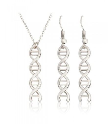 Kebaner Chemistry Molecule Necklace Earrings