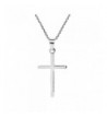 Simple Christian Sterling Pendant Necklace