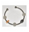 Orange Ribbon Awareness Silver Bracelet