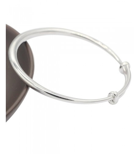 Adjustable Filled Silver Expandable Bracelet