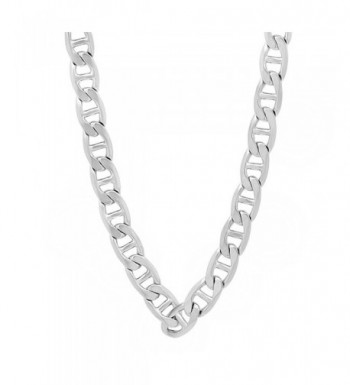 Rhodium Mariner Necklace Microfiber Polishing