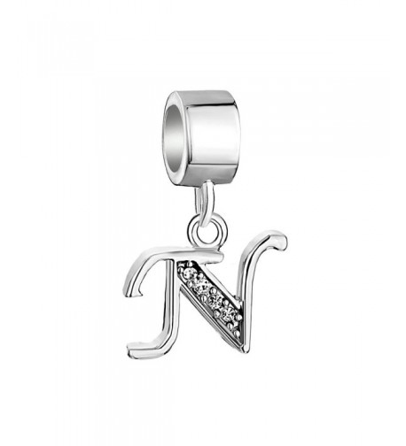 Locket Sterling Alphabet Initial Bracelet