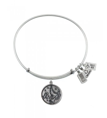 Wind Fire Believe Charm Bangle