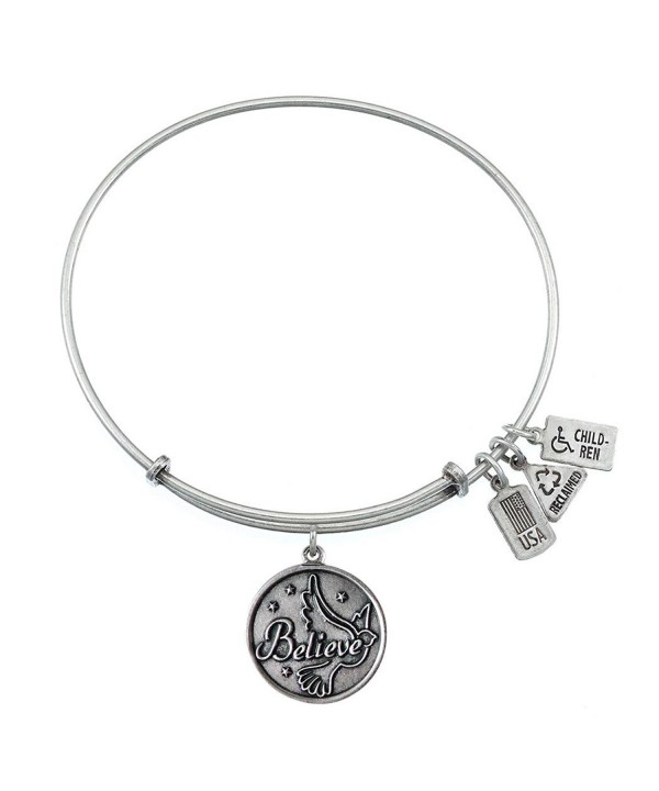 Wind Fire Believe Charm Bangle