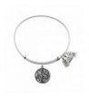 Wind Fire Believe Charm Bangle