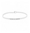 Inspirational Engraved Sentimental Message Bracelet