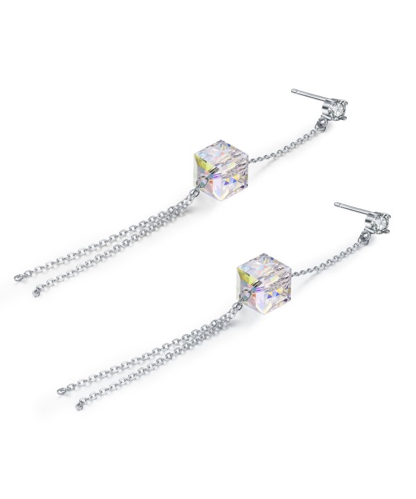 SBLING Platinum Plated Earrings Swarovski Crystals SBLING Platinum Plated Earrings Swarovski Crystals
