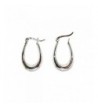 Sterling Silver U shaped Click down Earrings