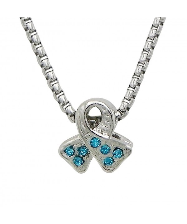 Rosemarie Collections Awareness Pendant Necklace