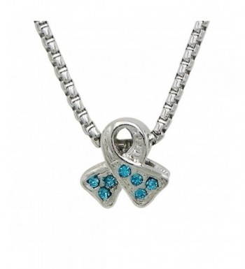 Rosemarie Collections Awareness Pendant Necklace