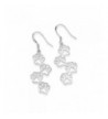 Polished Prints Dangle Earrings Sterling