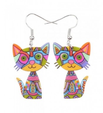 Acrylic Earrings Design Lovely Multicolor