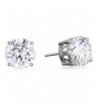 Charles Winston Sterling Zirconia Earrings