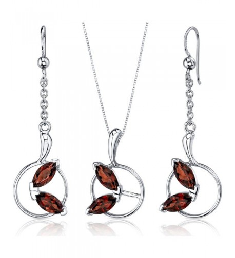 Ornate Sterling Rhodium Pendant Earrings