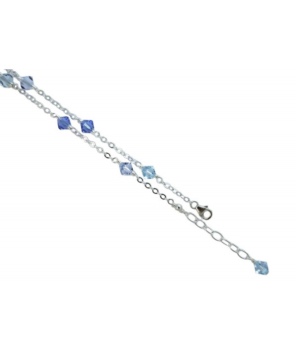 Sterling Silver Anklet Bracelet Inches