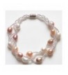 Magnetic Cultured Freshwater Crystal Bracelet