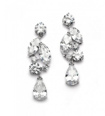 Mariell Dramatic Zirconia Statement Earrings