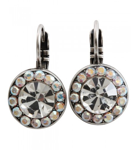 Mariana Silvertone Crystal Earrings 1129