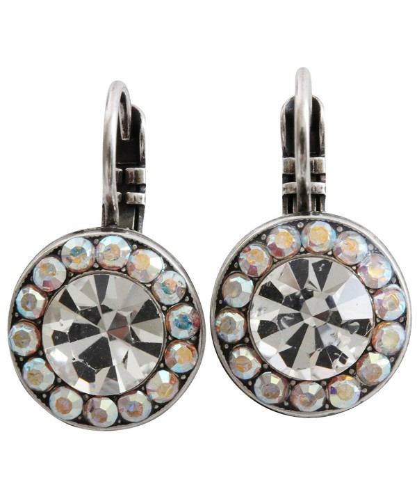 Mariana Silvertone Crystal Earrings 1129