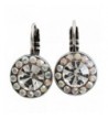 Mariana Silvertone Crystal Earrings 1129