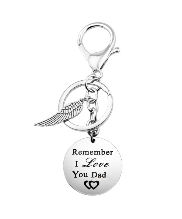 MAOFAED Mothers Remember Bracelet Dad KeyChains