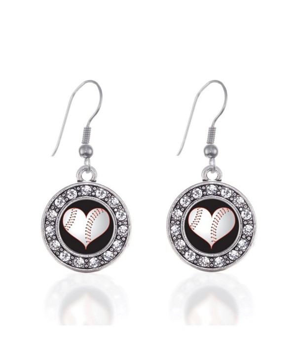 Baseball Player Earrings Crystal Rhinestones Baseball Player Earrings Crystal Rhinestones