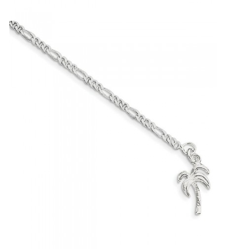 Sterling Silver 10inch Polished Anklet