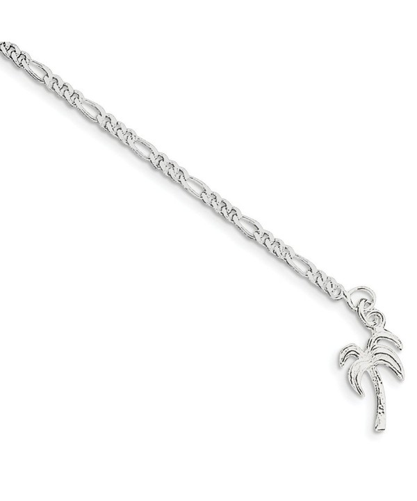 Sterling Silver 10inch Polished Anklet