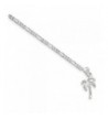 Sterling Silver 10inch Polished Anklet