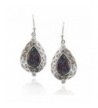 Sterling Silver Pear Druzy Earrings