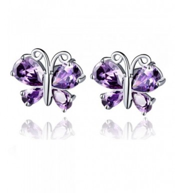 YLR Plated Jewelry Butterfly Earrings