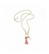 Pendant Necklace Quartz Tassel Thornless