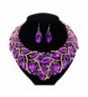 African Jewelry Crystal Statement Necklace
