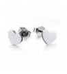 Sterling Silver Heart Earrings Women