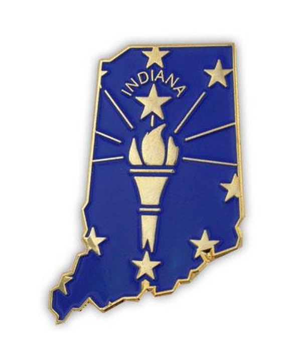 PinMarts State Shape Indiana Lapel