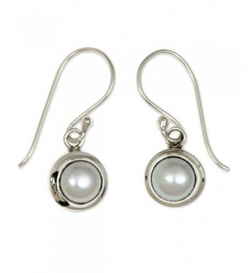 NOVICA Cultured Freshwater Sterling Earrings