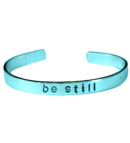 Hand Stamped Bracelet Aluminum Inspirational