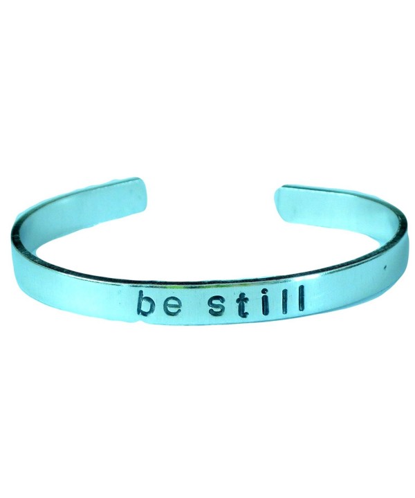 Hand Stamped Bracelet Aluminum Inspirational