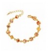 U7 Plated Colorful Zirconia Bracelet