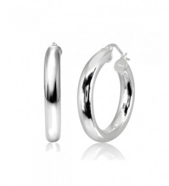 LOVVE Sterling Polished Round Tube Click Top