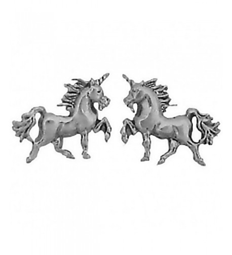 Sterling Silver Unicorn Earrings Stainless