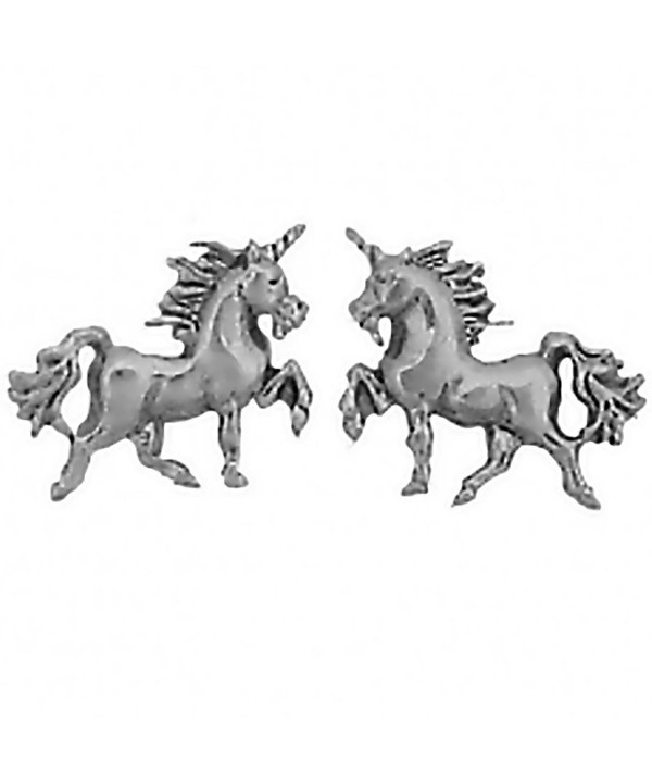 Sterling Silver Unicorn Earrings Stainless