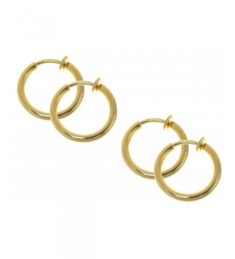 Thicker Clip Hoop Earrings Non Pierced Earrings