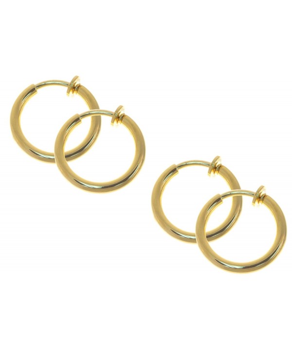 Thicker Clip Hoop Earrings Non Pierced Earrings