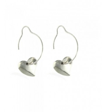 925 Sterling Silver Heart Earrings