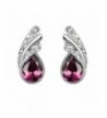 Teardrop Swarovski Element Crystal Earrings