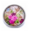 Antique Roses Ginger Snap Button